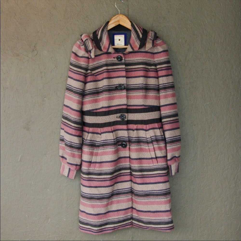 Anthropologie Elevenses Pattern Maker's Coat Rare